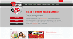 Desktop Screenshot of karoshi.be
